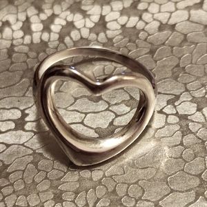 Heart Shape 925 Silver Ring